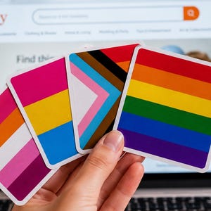 Pride Flaggen Sticker | LGBTQIA+ Regenbogen Aufkleber