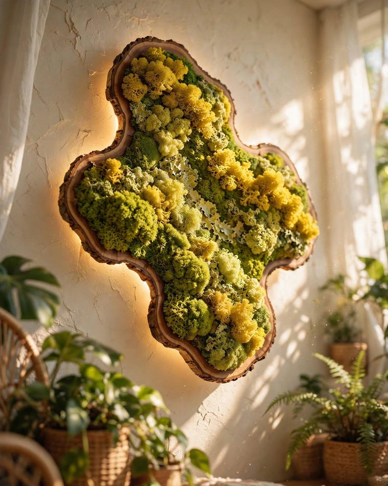 Preserved Moss Wall Art Guide, DIY Moss Frame Tutorial PDF, Digital ...
