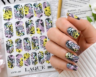 Adesivos para unhas, tiras autoadesivas para unhas