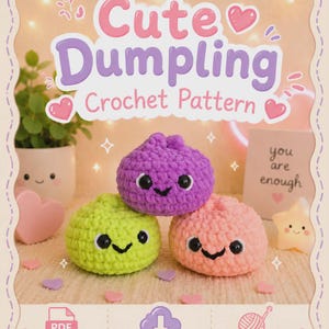 Cute Dumpling Crochet Pattern