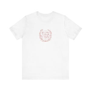 Proverbs 31:25 T-Shirt | Strength and Dignity Christian Faith Apparel