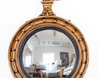 Early 19th Century American Federal Convex Mirror