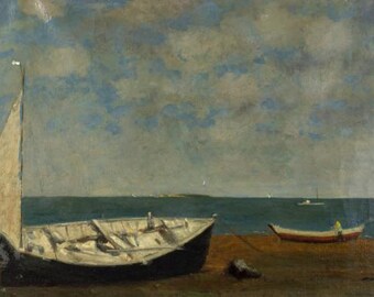 Seascape by Paul Wescott, c. 1950s