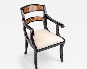 Tessellated Horn Chair by Maitland-Smith circa 1980