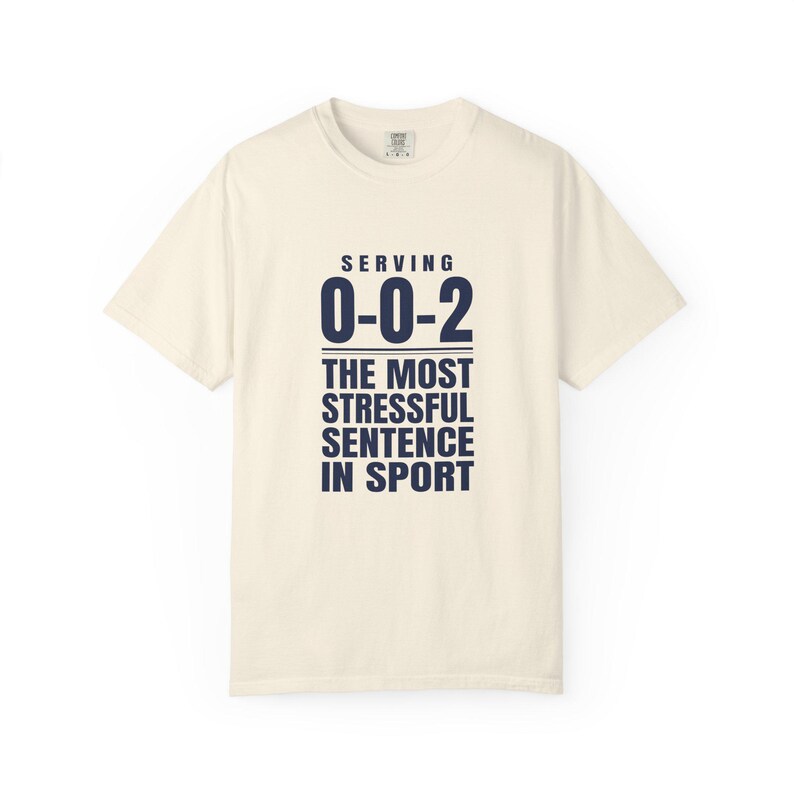 Serving 0-0-2 Pickleball Shirt, Most Stressful Sentence in Sport, Funny Tee image 2