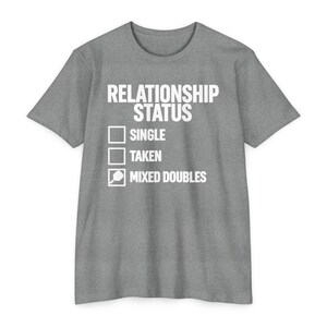 Relationship Status Mixed Doubles Shirt, Pickleball Couple Tee, Gift for Her afbeelding 9