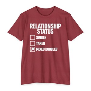 Relationship Status Mixed Doubles Shirt, Pickleball Couple Tee, Gift for Her afbeelding 14