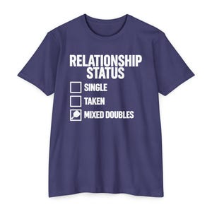 Relationship Status Mixed Doubles Shirt, Pickleball Couple Tee, Gift for Her afbeelding 10