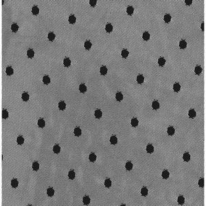 Black Polka Dot Mesh Stretch Fabric by the Yard, Sheer 50 GSM Fabric for Costumes, Sleeves and Dancewear