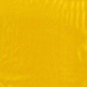 May include: A solid, vibrant yellow fabric with a smooth, consistent texture. The material displays a uniform, bright golden-yellow hue across the entire surface, with subtle variations in light reflection creating a soft, matte appearance.