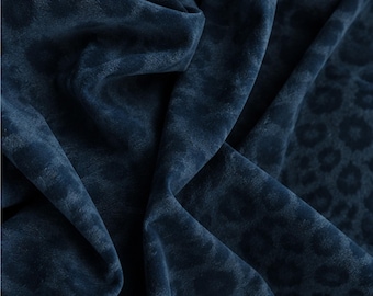 Animal Print PU Pleather Stretch Knit Fabric 53 to 54 Inch Wide
