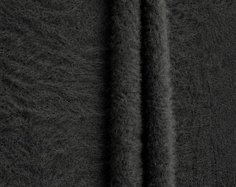 Feather Yarn 4x4 Rib Stretch Knit Soft Plush Fabric 52 Inches