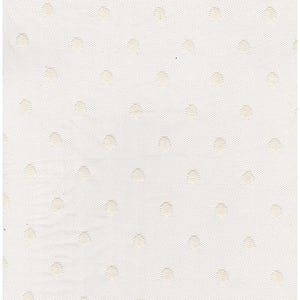 White Sheer Polka Dot Mesh Fabric by the Yard for Bridal Veils, Fashion and Layering