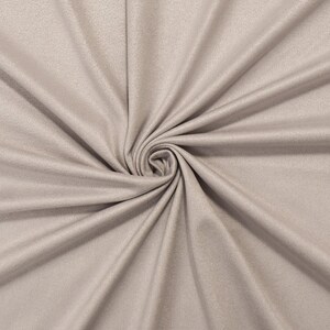 Pendant Gray Microsuede Knit Fabric Polyester Spandex Matte Drape