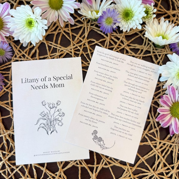 Litany of a Special Needs Mom
