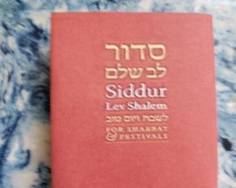 American Girl Doll Rebecca Size Miniature Siddur Lev Shalem Shabbat Bat Mitzvah Jewish