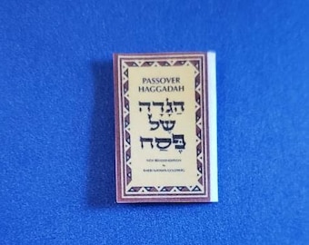 Miniature Passover Haggadah Pesach Jewish Holidays 1 inch tall