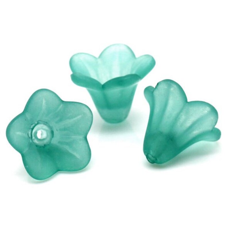 16 Acrylic Flowers. for Jewelry Making. Charms Pendant. Etsy