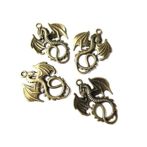 Brass Dragon charms.