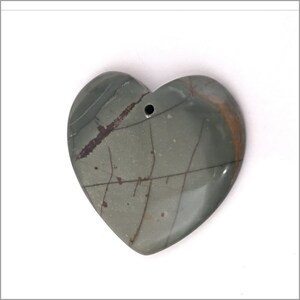 Picasso Jasper Stone Heart pendant. Beautiful Genuine Picasso pendant. Excellent pendant gemstones Picasso Jasper. Natural Gemstone Supply