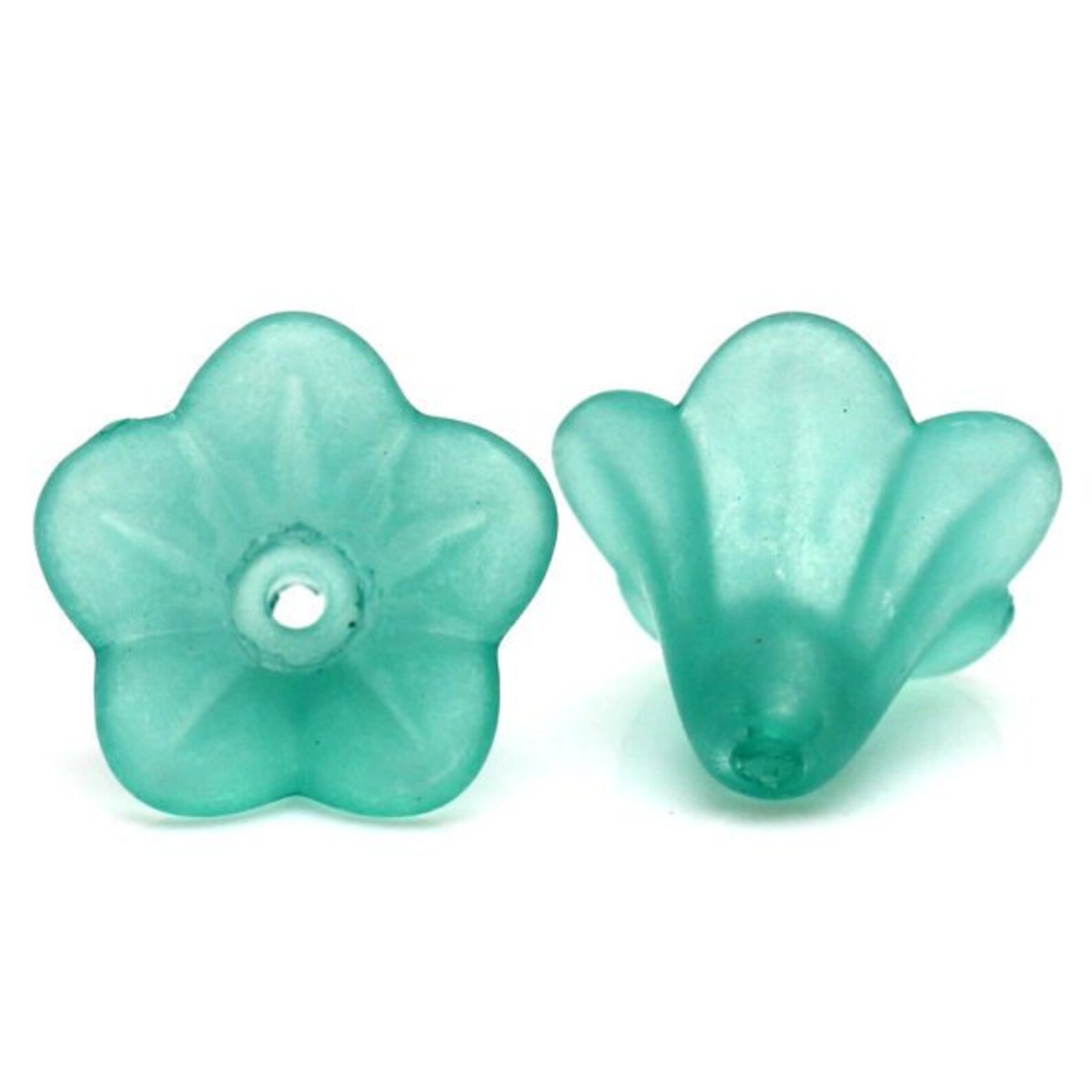 16 Acrylic Flowers. for Jewelry Making. Charms Pendant. Etsy