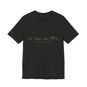 Einstein Field Equation Shirt, Physics Math Tee, General Relativity Apparel, Science Geek Gift, Astronomy Lover Tshirt