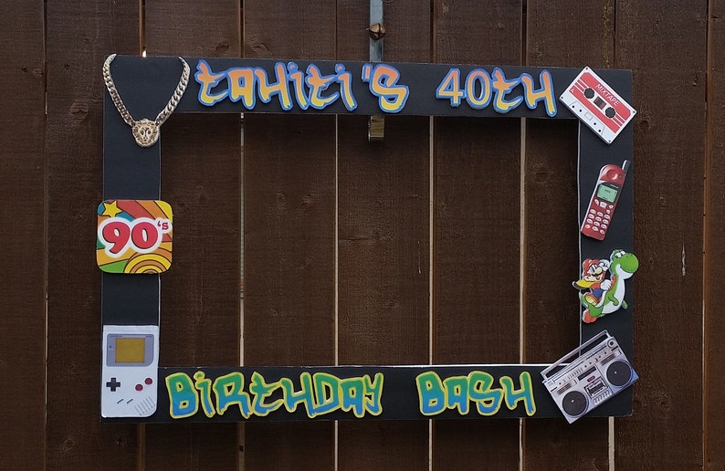 Birthday Baby Shower Weddingmale Boy 90 S Themed Or Any Image 0
