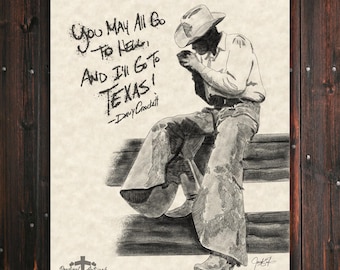 Go To Texas Print