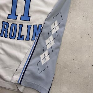 Nike Air Jordan Vintage North Carolina Tar Heels #11 basketbalshirt voor heren, maat S, Y2K NBA, jaren 90-00, Y2K afbeelding 6