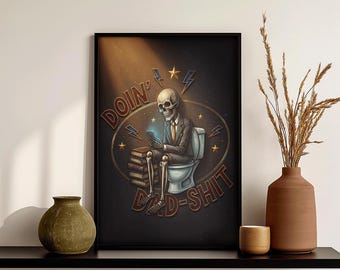 Doing Dad Stuff - Fathers Day - Art Print - Typography Wall Decor