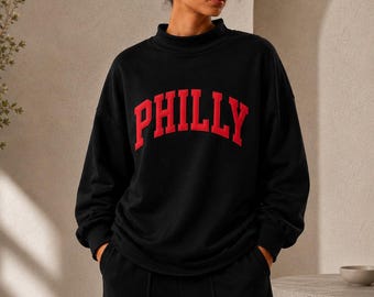 Personalized Lounge Set, Custom Mock Neck Sweatshirt & Shorts Set, Embroidered Script Text Tracksuit, Matching Sweat Set, Custom Gift
