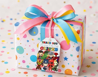 Avengers Birthday Thank You Card Printable: (Digital Download)