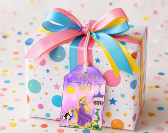 Biglietto di ringraziamento Disney Rapunzel stampabile: (Download digitale)