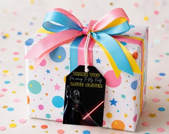 Star Wars Birthday Thank You Card Printable: (Digital Download)