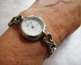 Aviva Watch Vintage 9 inch Watch Band Silvertone Wrist | Etsy
