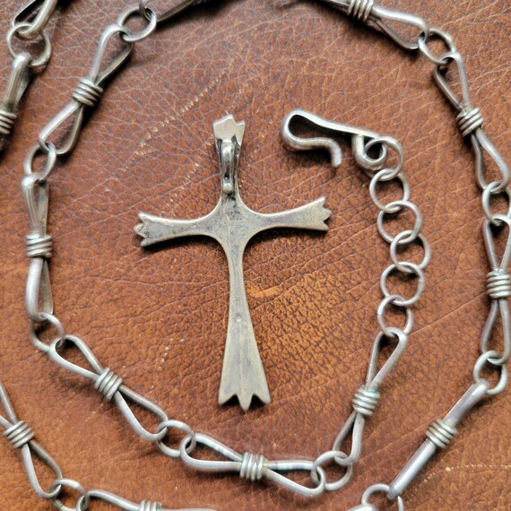 Navajo | Navajo Handmade Chain Link 10 mm Pearl Necklace | 30
