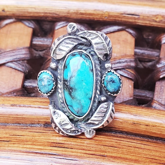 Navajo Turquoise Sterling Native American ring