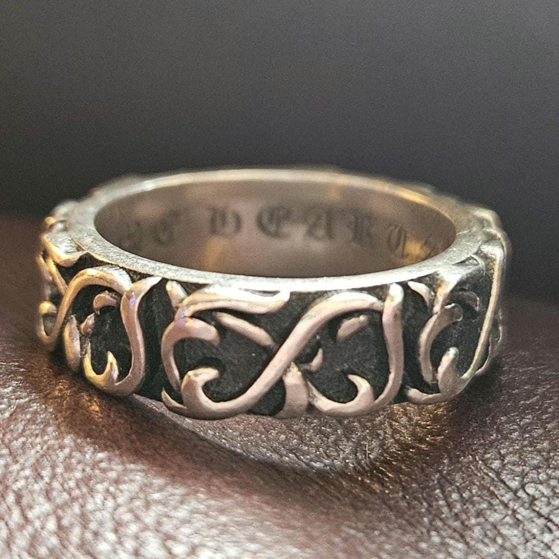 Chrome Hearts Eternity Vine Band Sz 9 - Etsy