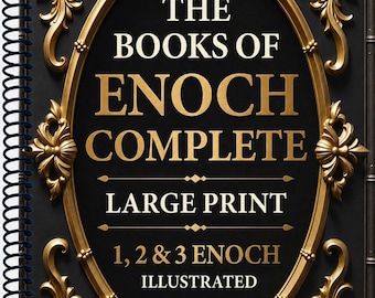 Books of Enoch Complete Set | 1, 2 & 3 Enoch Hardcover Study Edition
