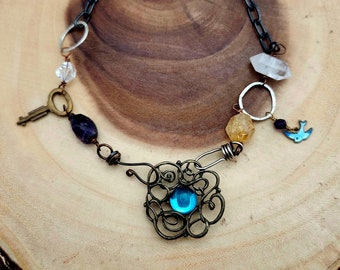 Assemblage Boho Necklace