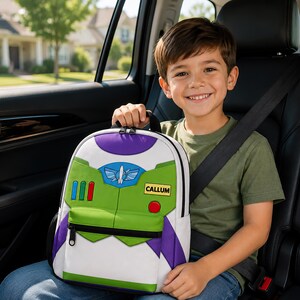 Custom Buzz Lightyear Backpack,Toy Story Buzz Lightyear Backpack, Toy Story School Bag, Lunch Box Pencil Case, Custom Name Gift,