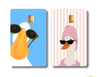 Slay Duck Credit Card Skins - Vinyl Sticker with Water Resistant Features, Small Chips