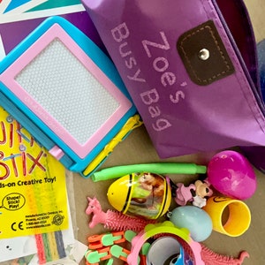 Toddler Busy Bag Baby Toy Activity Kid Gift Busy Baby Mom Survival Parenting bag on the go Travel Airplane Activity Kit Car Ride Fidget Toy