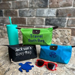 TRAVEL BUSY BAG Road Trip Airplane Activities for Car or Plane Travel Set  Baby Toddler Kid With Mystery Fidgets Parenting Travel Kid