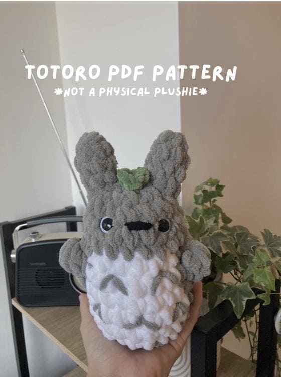 30 Totoro Crochet Patterns for Amigurumi, Gifts, and Home Decor 9 Classic Totoro Amigurumi Pattern