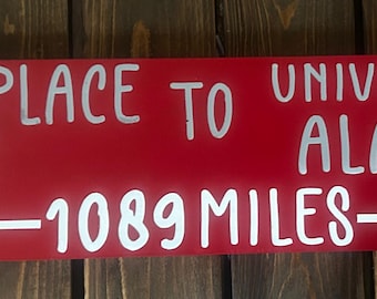 College wood signs personalized!