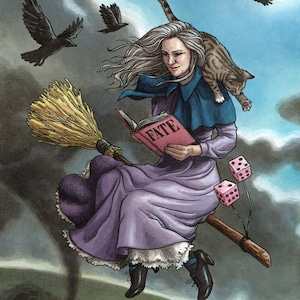 Origineel schilderij - Bevestiging voor acceptatie - Everyday Witch Oracle