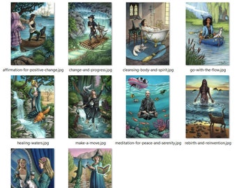 Prints - Everyday Witch Oracle - Choose from Water Suit