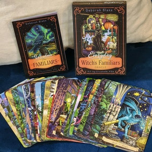 BESONDERES! - Signiert von Künstler und Autor! - Orakel Deck der alltäglichen Hexen Familiars