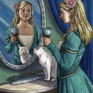 Pintura Original - Lágrimas de Alegría y Tristeza - Everyday Witch Oracle